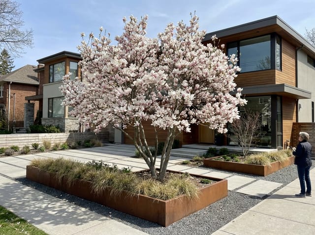 Magnolia boom: het ultieme symbool van het voorjaar