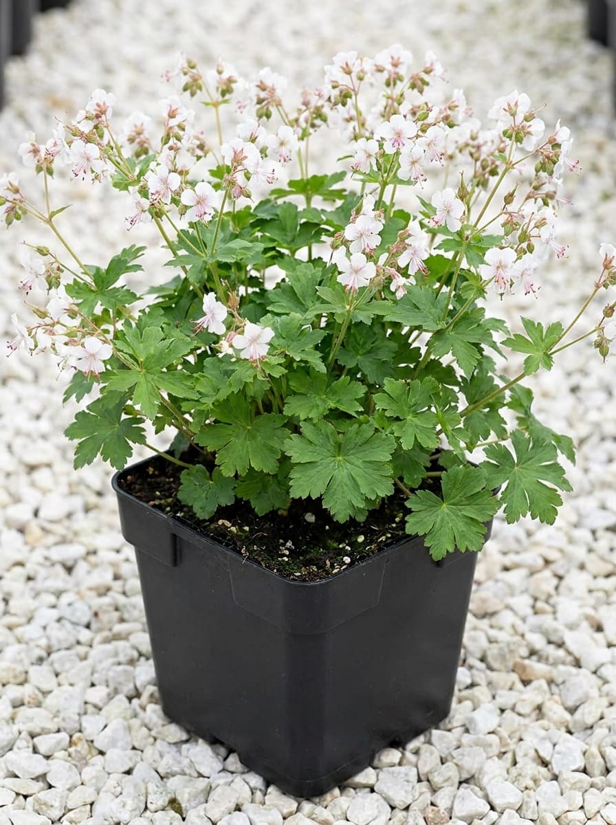 Rotsooievaarsbek, Ooievaarsbek, Tuingeranium, Geranium, Geranium macrorrhizum 'Spessart'