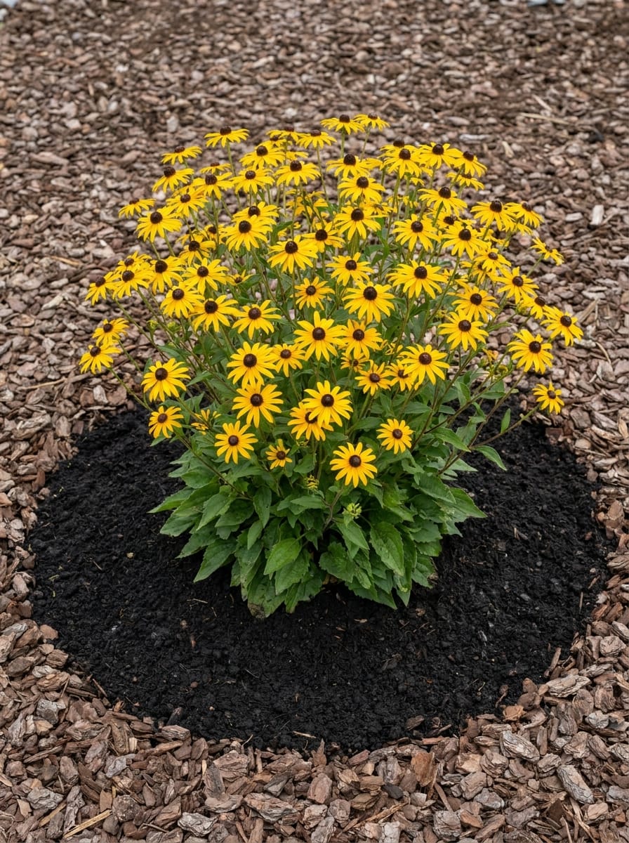 Zonnehoed, Rudbeckia fulgida 'Goldsturm'
