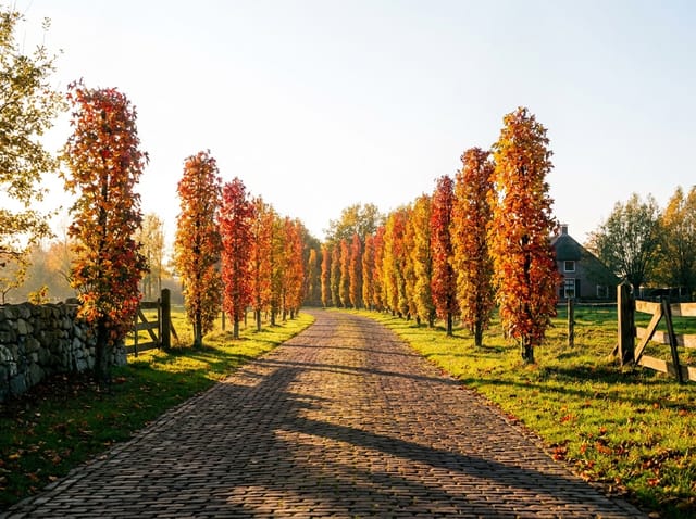 Amberboom in zuil- en bolvorm: kiezen, planten, snoeien